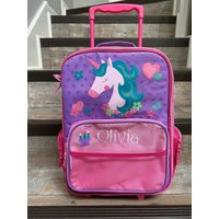 Girls Suitcase, Personalized Rolling Luggage For Girls, Stephen Joseph, Toddler Travel Bag, Children | Etsy (US)