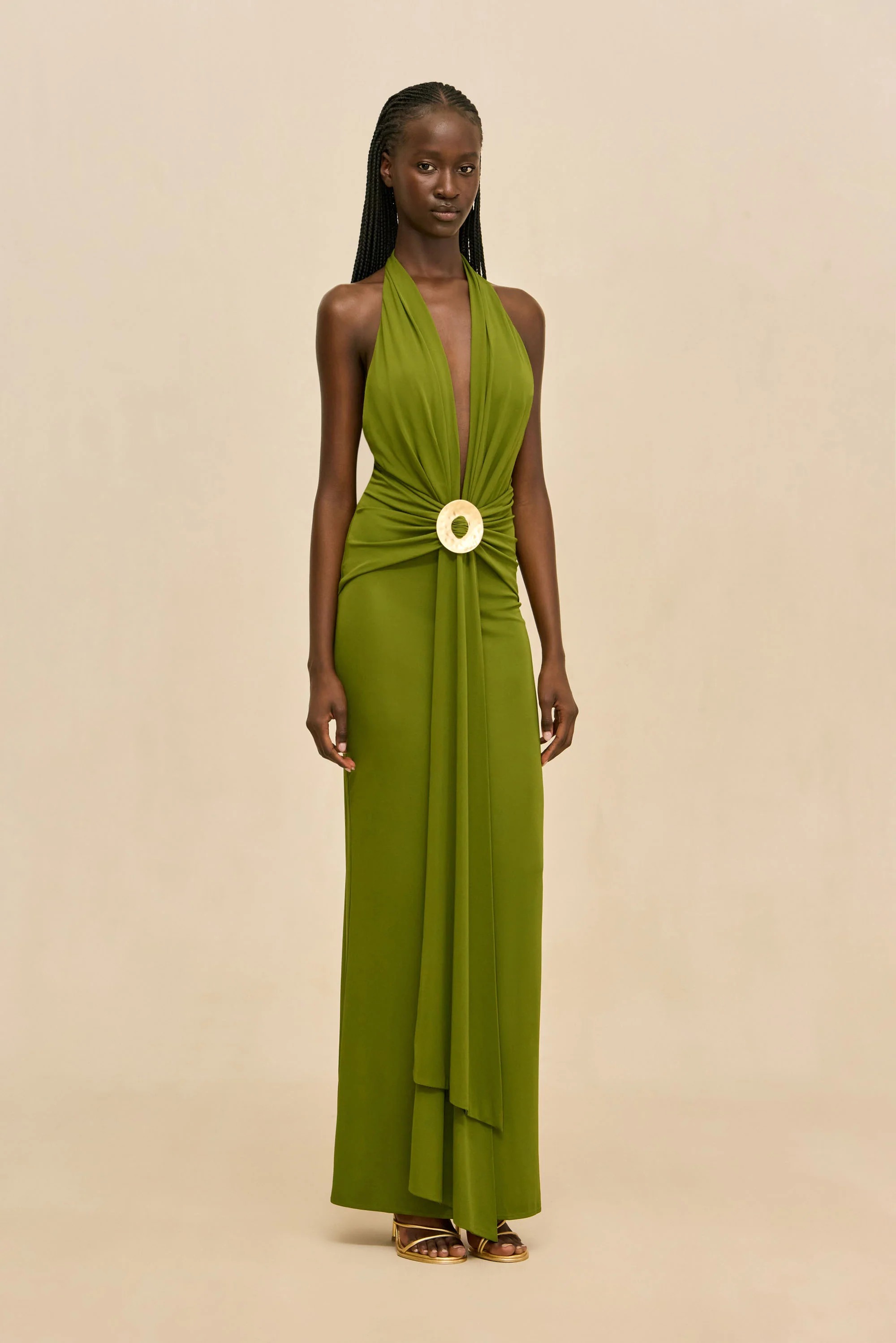CHII GOWN - DEEP PASTURE | Cult Gaia - US