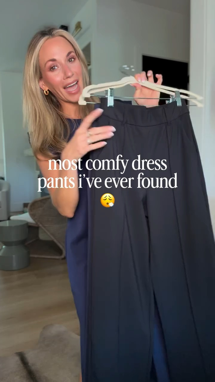 Yoga pants that look like dress pants! 🤌 say less! These are the most comfy dress pants I’ve ever found for the office! They have all the details making them look like trousers but they are so stretchy and comfy! Great for my office girls, work ladies and teachers too!

#LTKootd #LTKWorkwear #LTKgrwm