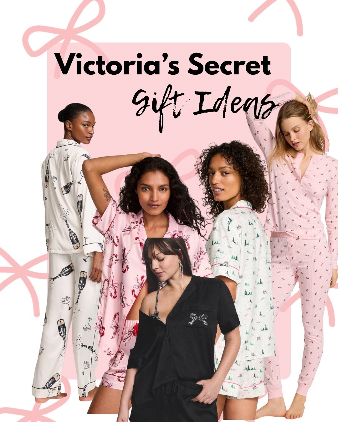 Victoria’s Secret 
Gift ideas
Gift Guide
Women
Her 
Mom
Sister
Friend
Pink
Christmas 
Holiday
Champagne
Candy cane
Bow
Diamanté
Holly
Cozy
Pajamas
Satin
Soft
Sleep
Winter 
12 days of Christmas 

#LTKCyberWeek #LTKGiftGuide