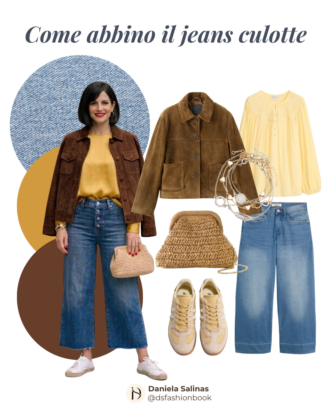 Jeans culotte: 1 capo, tante possibilità

I jeans culotte sono uno dei pezzi più versatili del guardaroba: slanciano, valorizzano la silhouette e si adattano a ogni occasione.
Nel mio carosello ti mostro come abbinarli in modo semplice e raffinato, passando da look più casual a combinazioni eleganti con pochi dettagli mirati.

Camicia sblusata, cardigan aperto, trench sulle spalle, décolleté animalier o ballerine minimal: ogni proposta nasce per aiutarti a creare outfit armoniosi, moderni e facili da replicare.
Il denim diventa la base perfetta per costruire uno stile personale che funziona sempre.
 

 #LTKitalia #LTKeurope #LTKjeans