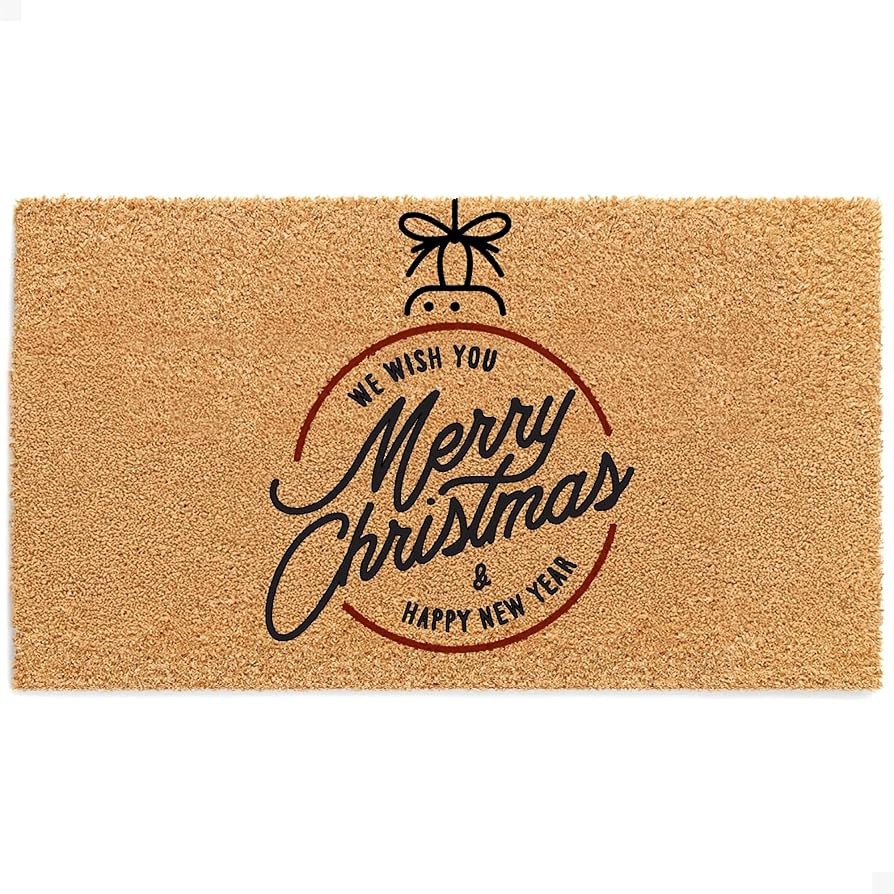 THEODORE MAGNUS Christmas Door Mat - Welcome Mat for Front Door with Non-Slip Backing - Durable D... | Amazon (US)