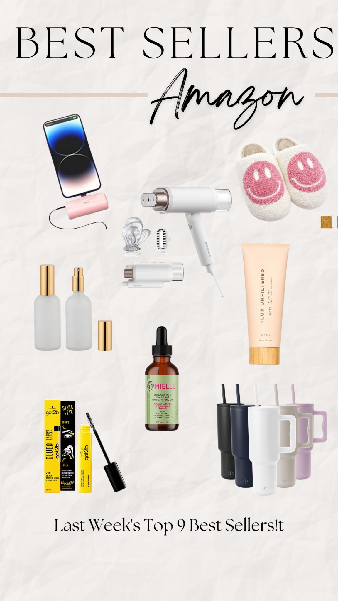 Amazon best sellers, self tanner, travel steamer, Stanley tumbler look for less 

#LTKunder50