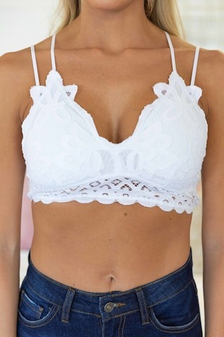 So This Is Love White Lace Bralette | The Pink Lily Boutique