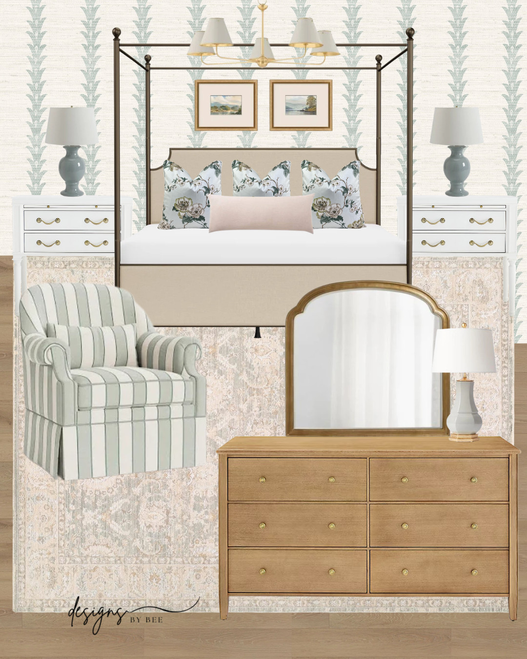 bedroom inspo, bedroom design, bedroom decor, bedroom home finds, home decor, traditional decor, nightstands, canopy bed 

 #LTKHome