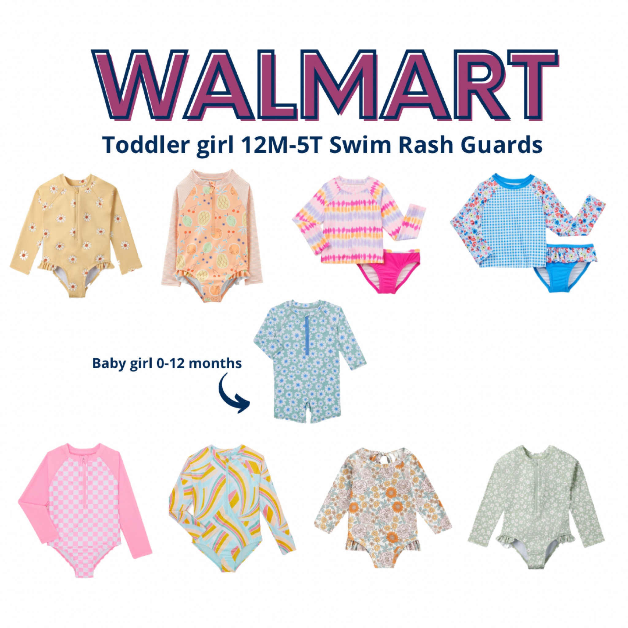Toddler girl rash guard options are some of my favorite! These are my favorite to put my kids in during the summer to give a little more protection! 

#LTKswim #LTKkids #LTKfamily