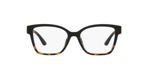 Michael Kors MK4094U Karlie I Universal Fit Square Prescription Eyewear Frames, Black/Dark Tortoise/Demo Lens, 51 mm | Amazon (US)