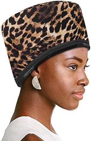 VICARKO Hair Steamer Thermal Heat Cap Deep Conditioning Natural Black Hair Scalp Treatment Spa Ho... | Amazon (US)