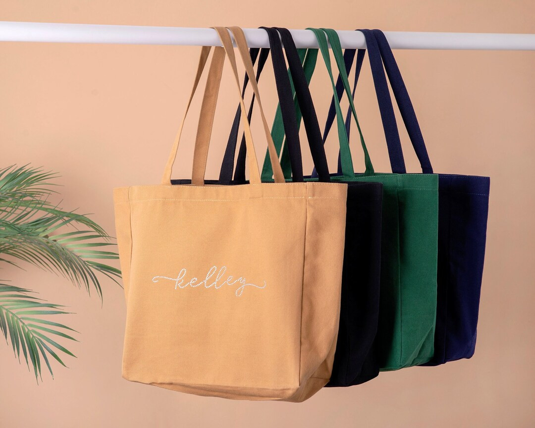 Personalized Tote Bags for Women Bridesmaid Gifts Bridal - Etsy | Etsy (US)