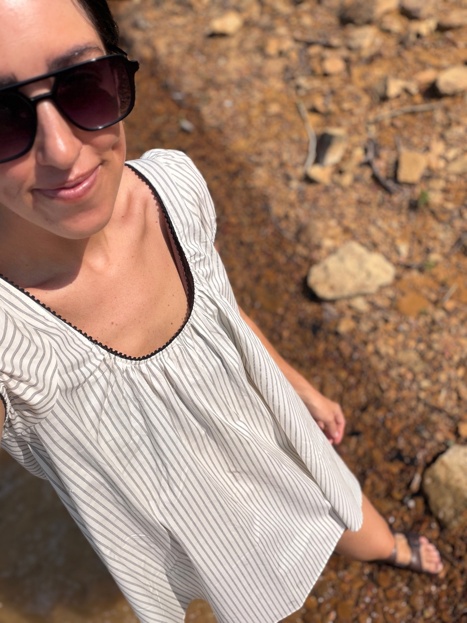 The striped babydoll dress that is so easy when it is this hot. Throw it on, add sandals, and that is the whole outfit.

#summerdress #easyoutfit

#LTKdayinmylife #LTKootd #LTKmomlife