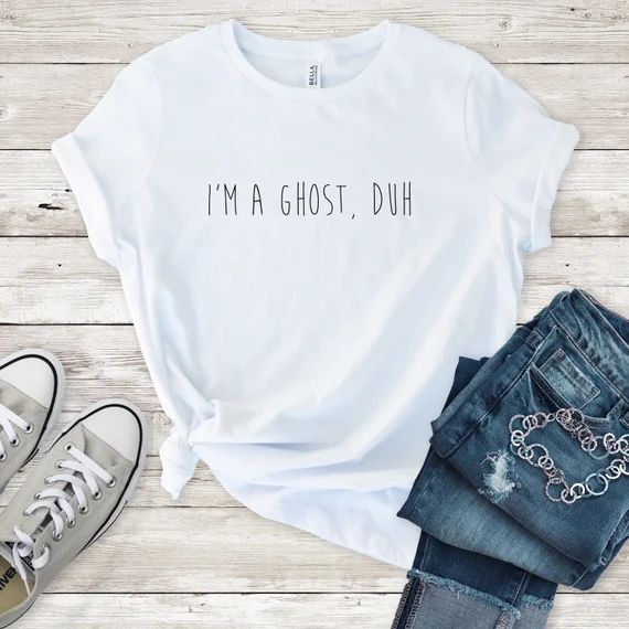 I'm a Ghost Duh  Halloween  T-shirt  Mom Shirt  - Etsy | Etsy (US)