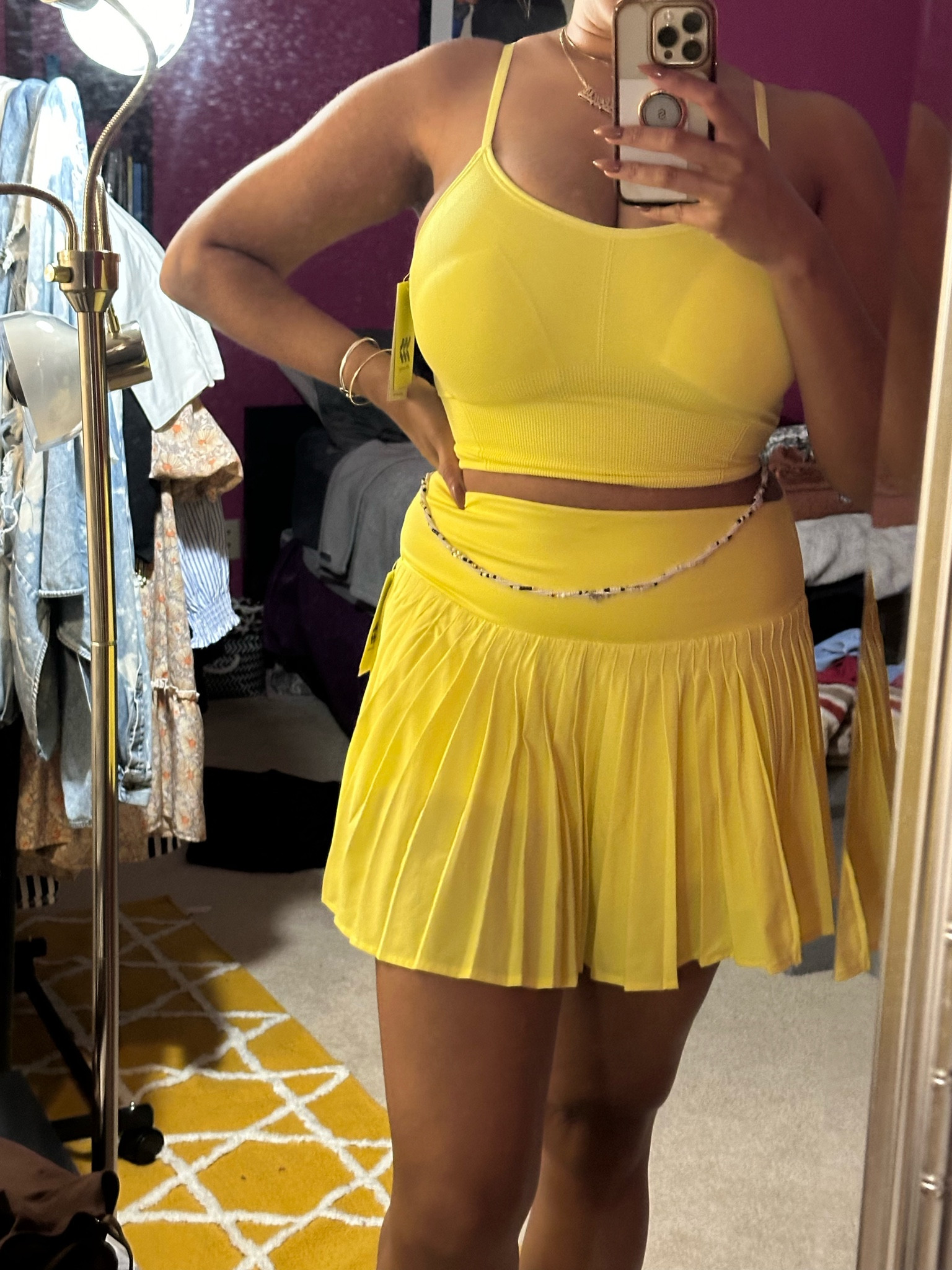 Target skort tennis set
I got an XL top and L bottom

#LTKmidsize