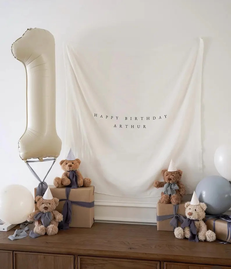 Personalised Birthday Name Flag, Birthday Banner, Custom Birthday Banner, Fabric Sign, Fabric Bir... | Etsy (US)