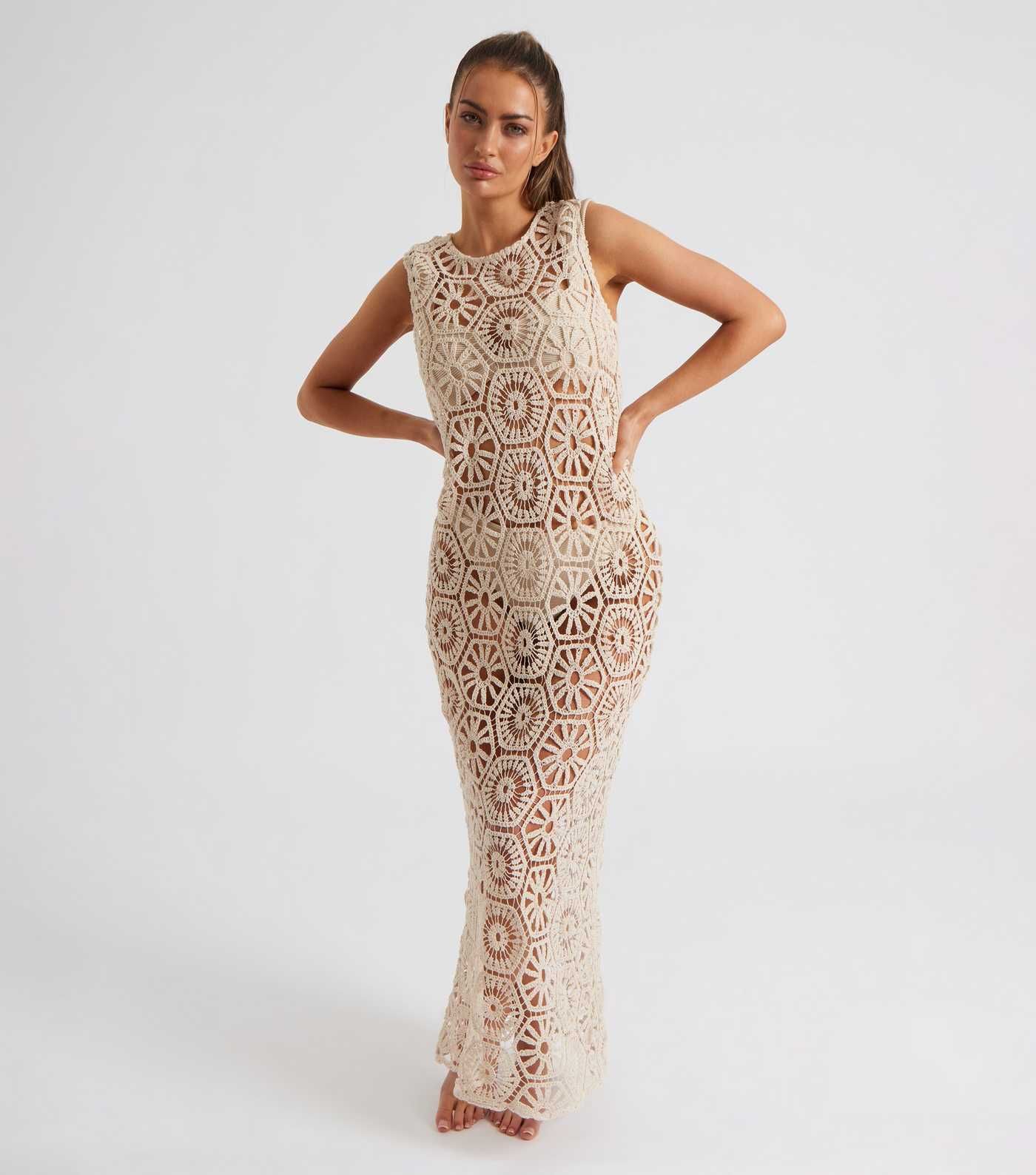 Urban Bliss Cream Crochet Maxi Dress 
						
						Add to Saved Items
						Remove from Saved Ite... | New Look (UK)