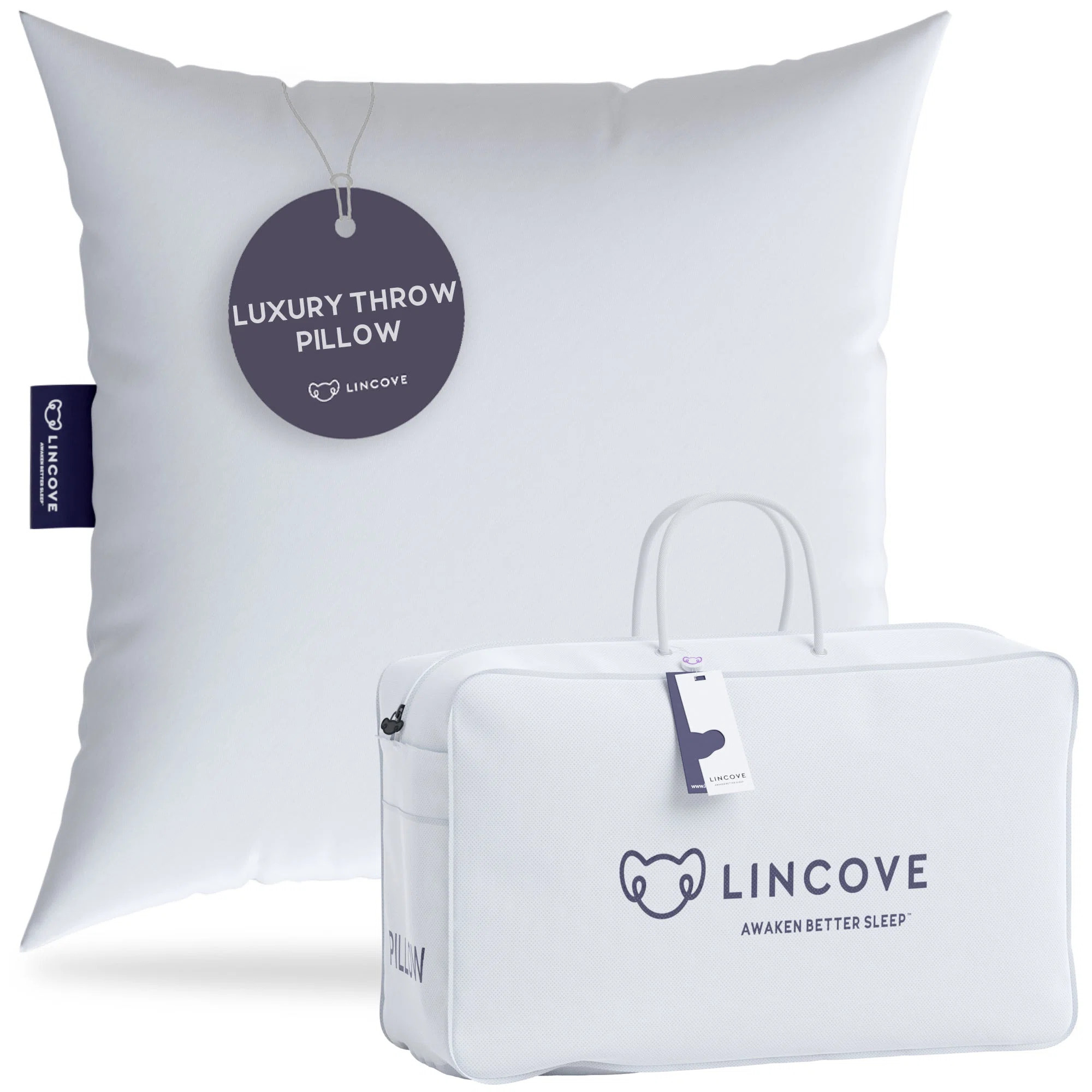 Lincove Throw Pillow Insert - 100% Cotton - Decor Pillow, 1 Pack | Wayfair North America