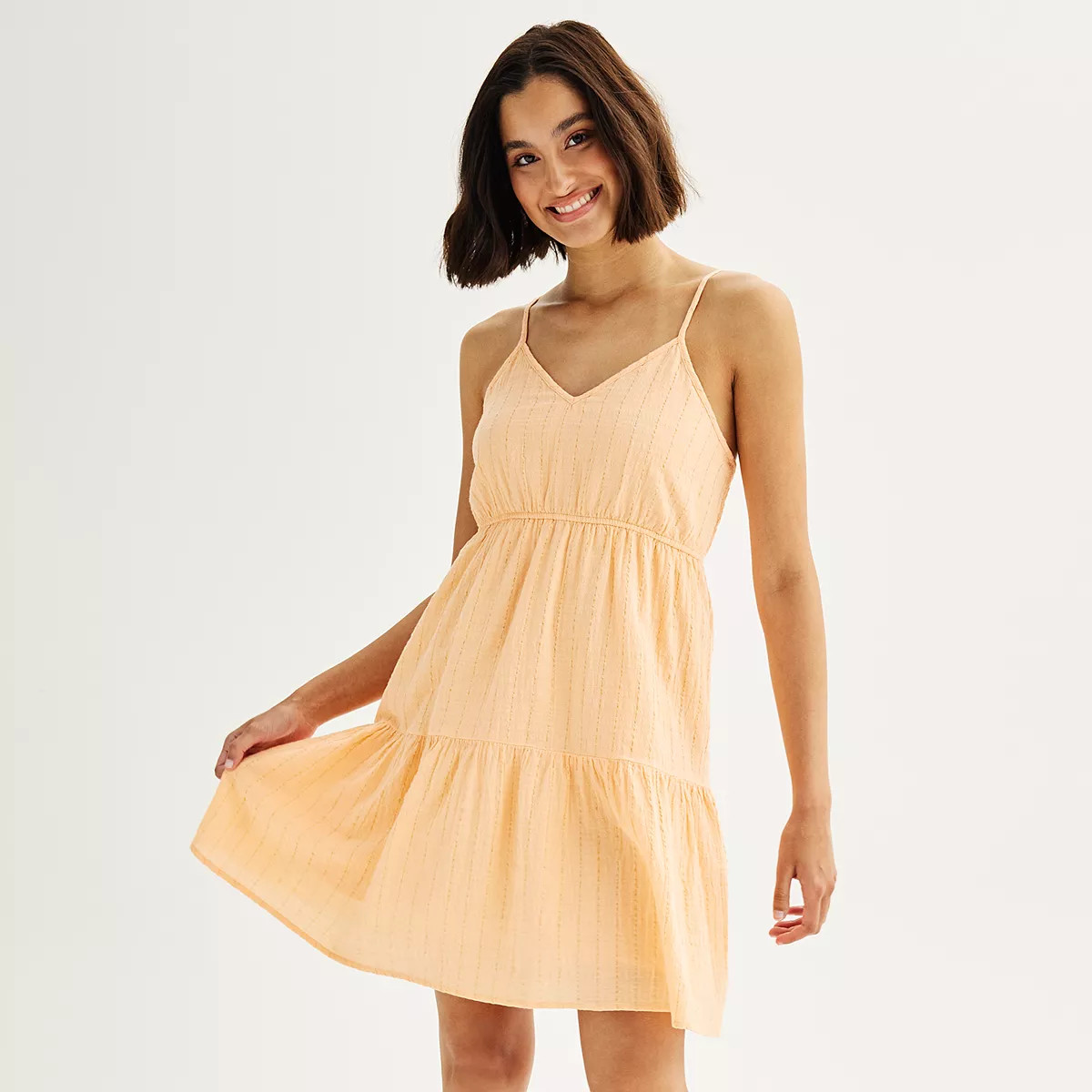 Juniors' SO® Tiered Cami Mini Dress | Kohl's