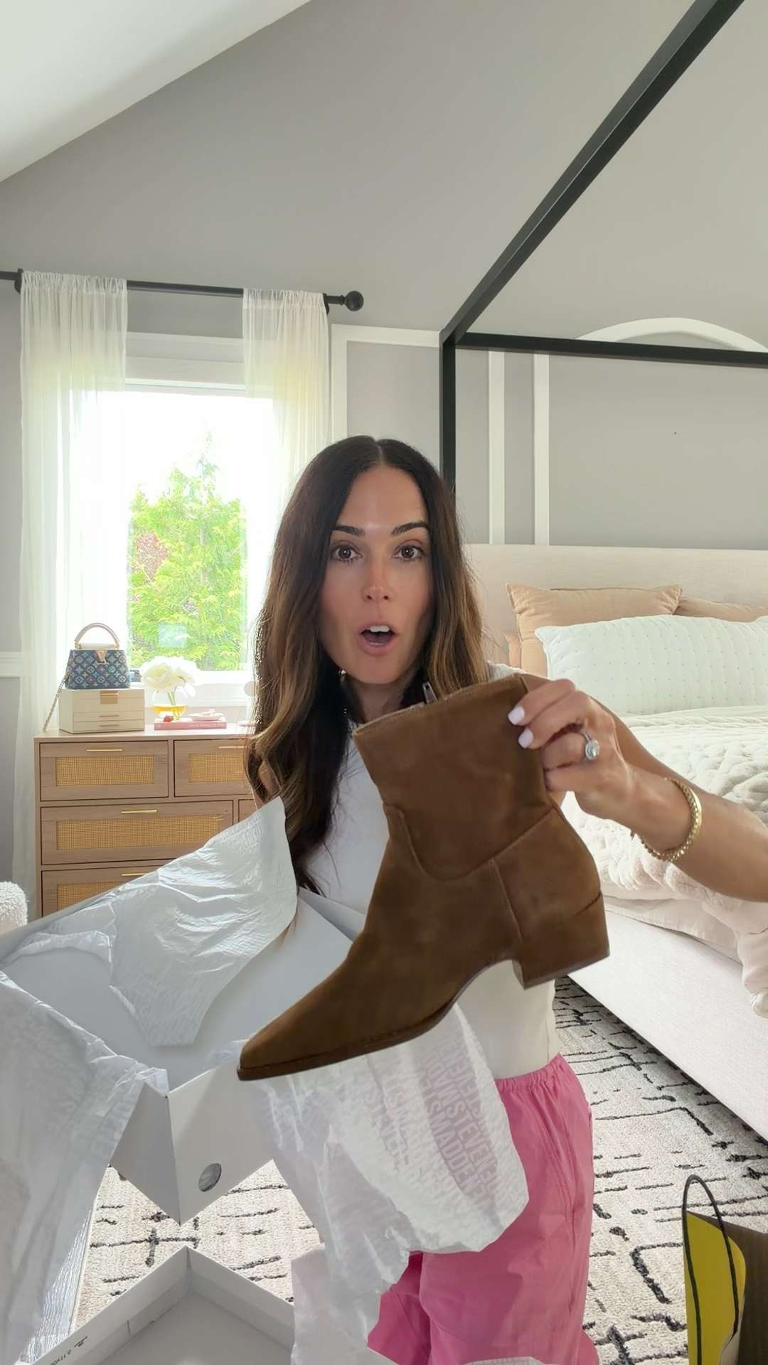 Can't shop for fall without a ankle bootie 🤎 This pair is so comfortable! I LOVE the low heel height. Comes in a bunch of colors 👏🏻 

 #LTKSeasonal #LTKOver40 #LTKSaleAlert