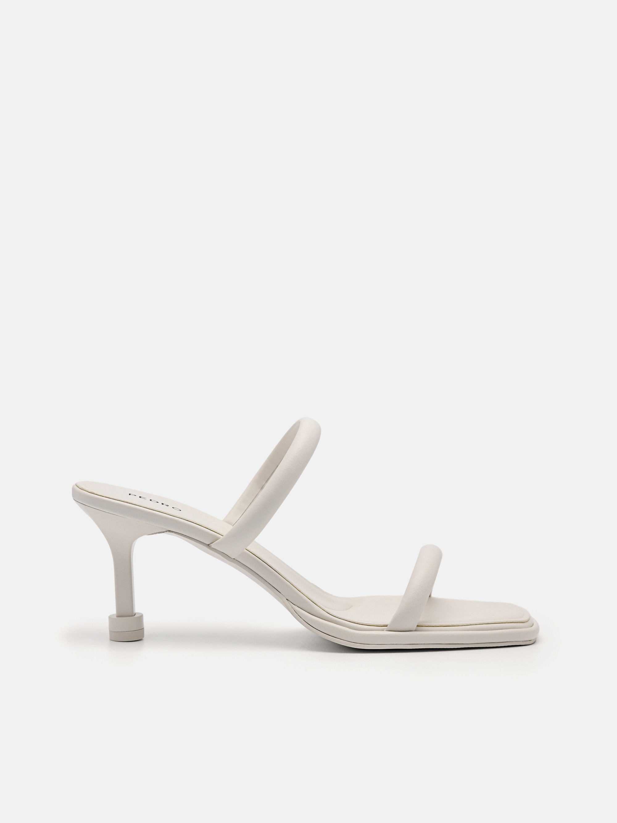 Chalk Bianca Strappy Heel Sandals | PEDRO | Pedro Shoes