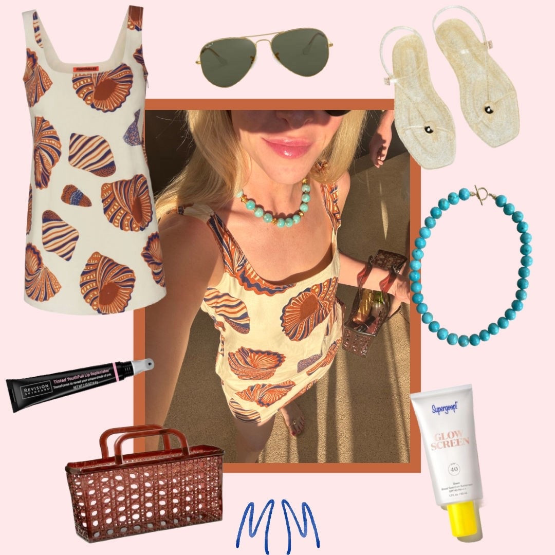 Everything I wore in this pic in Cabo!

#cabooutfits #vacationbeachoutfits #beachvacationoutfits #beachvacation #resortwear2026 #jelly #sandals 