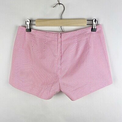 Lilly Pulitzer Liza Seersucker Shorts Pink Size 2 Cotton White Trim  | eBay | eBay US
