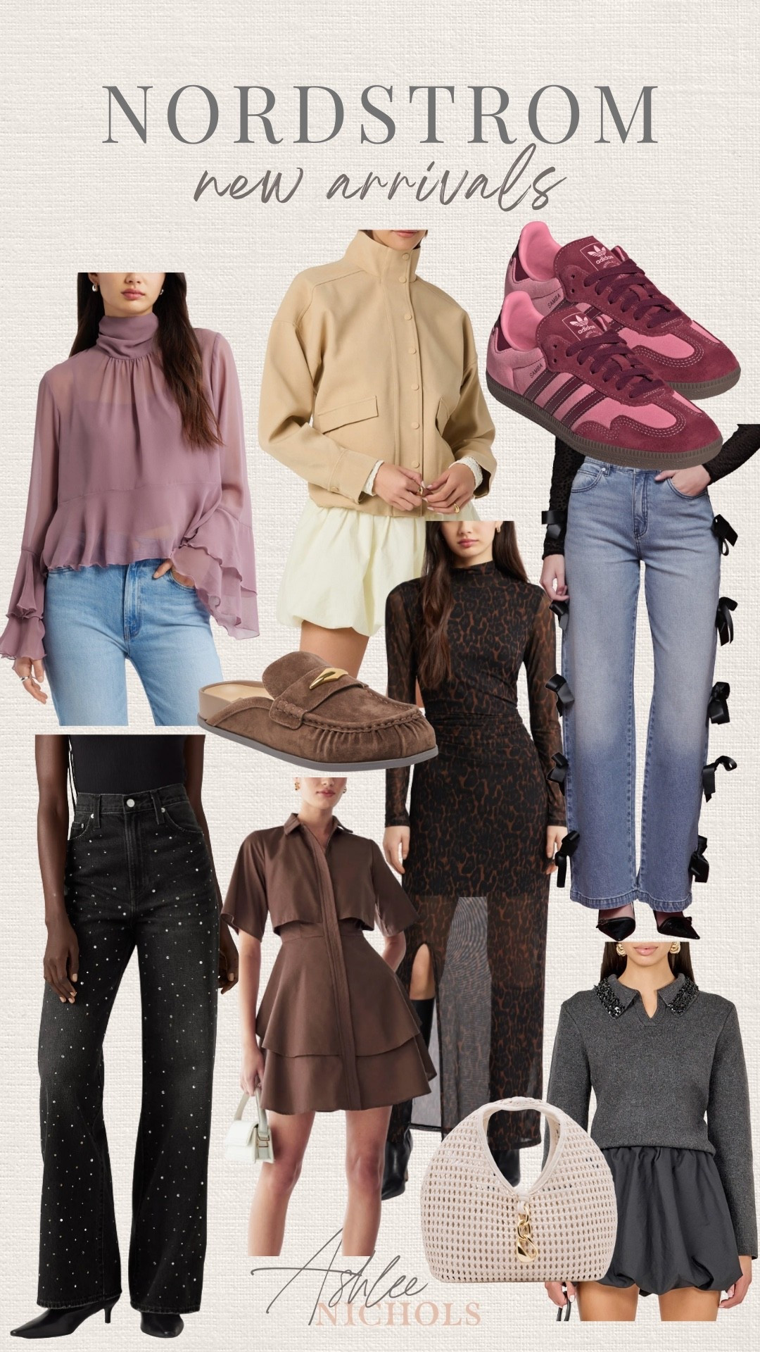 Nordstrom new arrivals!

Bow jeans, sparkle jeans, leopard dress, slip on mule

#LTKFindsUnder50 #LTKSeasonal #LTKFindsUnder100