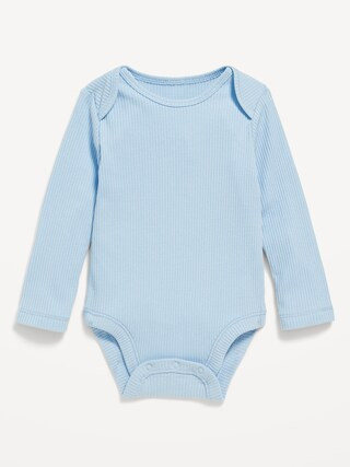 Long-Sleeve Ribbed Bodysuit for Baby | Old Navy (US)