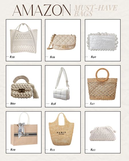 Amazon must-have bags! 

Lee Anne Benjamin 🤍

#LTKstyletip #LTKitbag #LTKsalealert