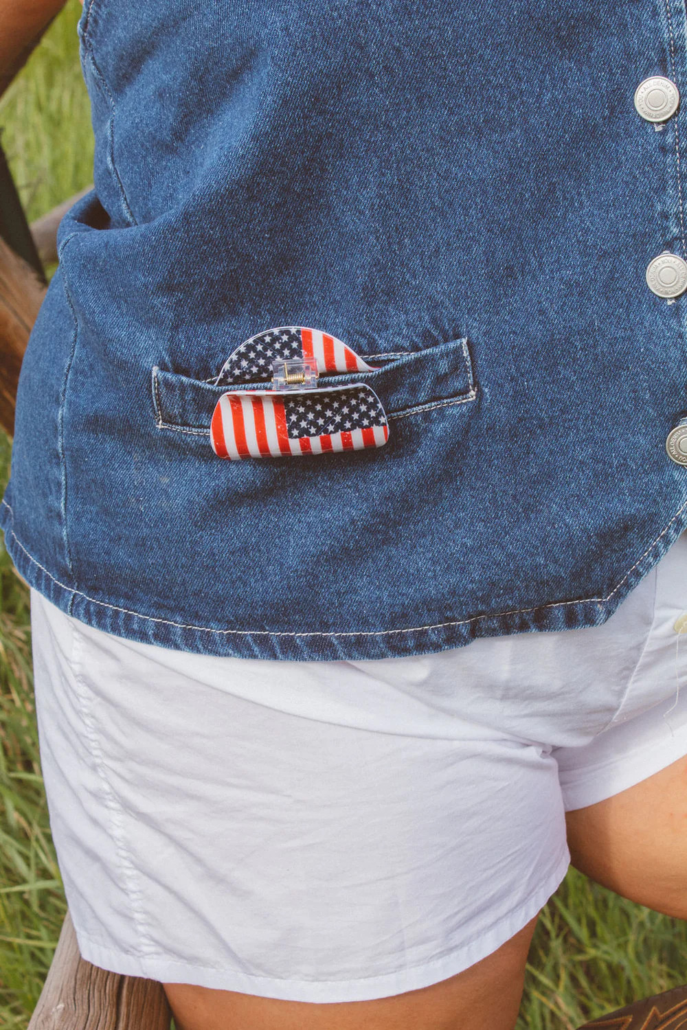 American Flag Claw Clip | Shop Andi