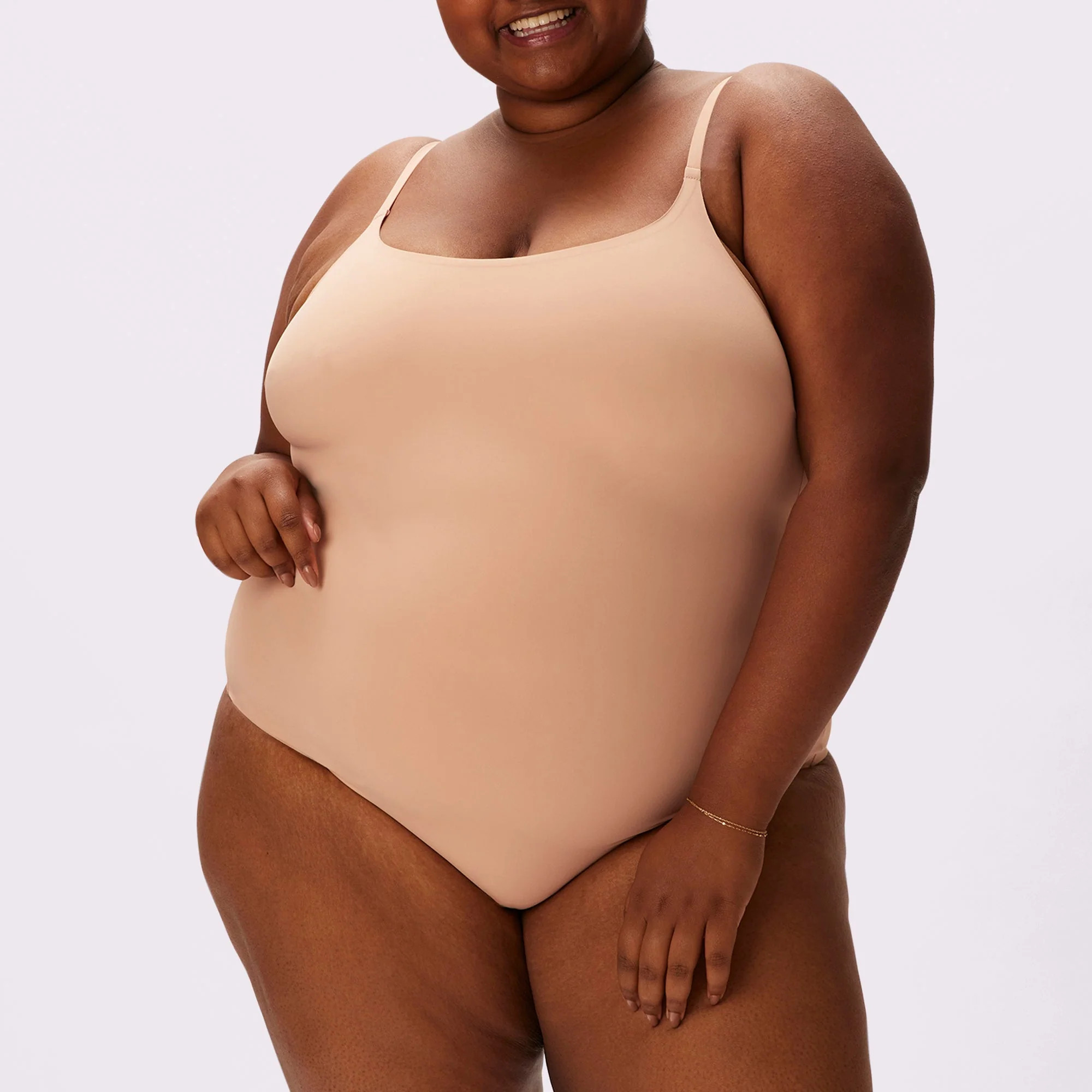 Silky Mesh Long Sleeve Bodysuit | Parade Underwear | $44 | Parade