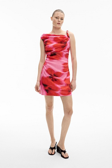 Twist Asymmetric Mini Dress | Witchery (AU)