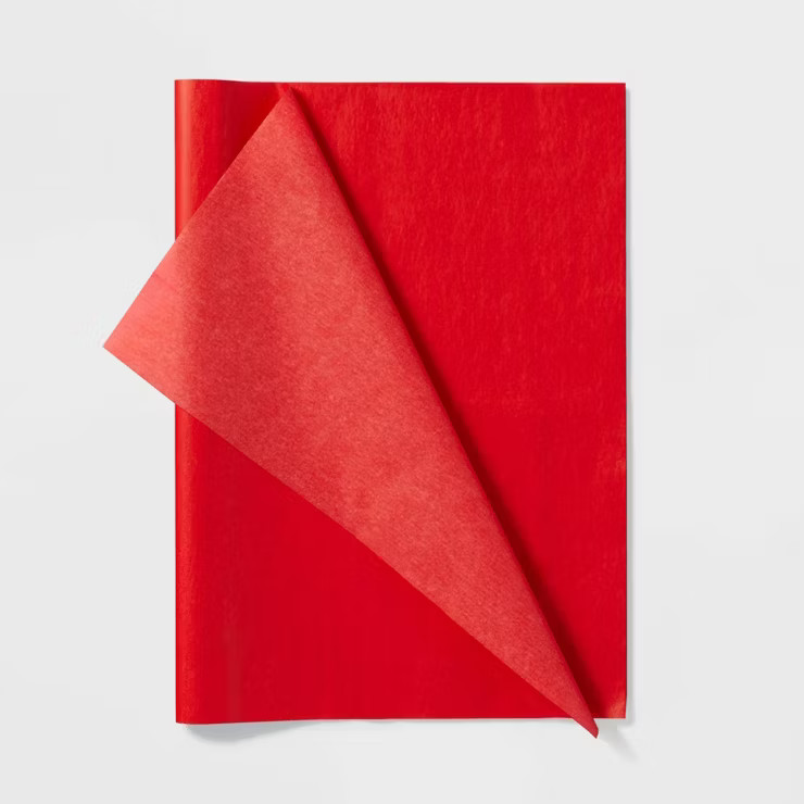 8ct Pegged Tissue Paper Red - Spritz™ | Target