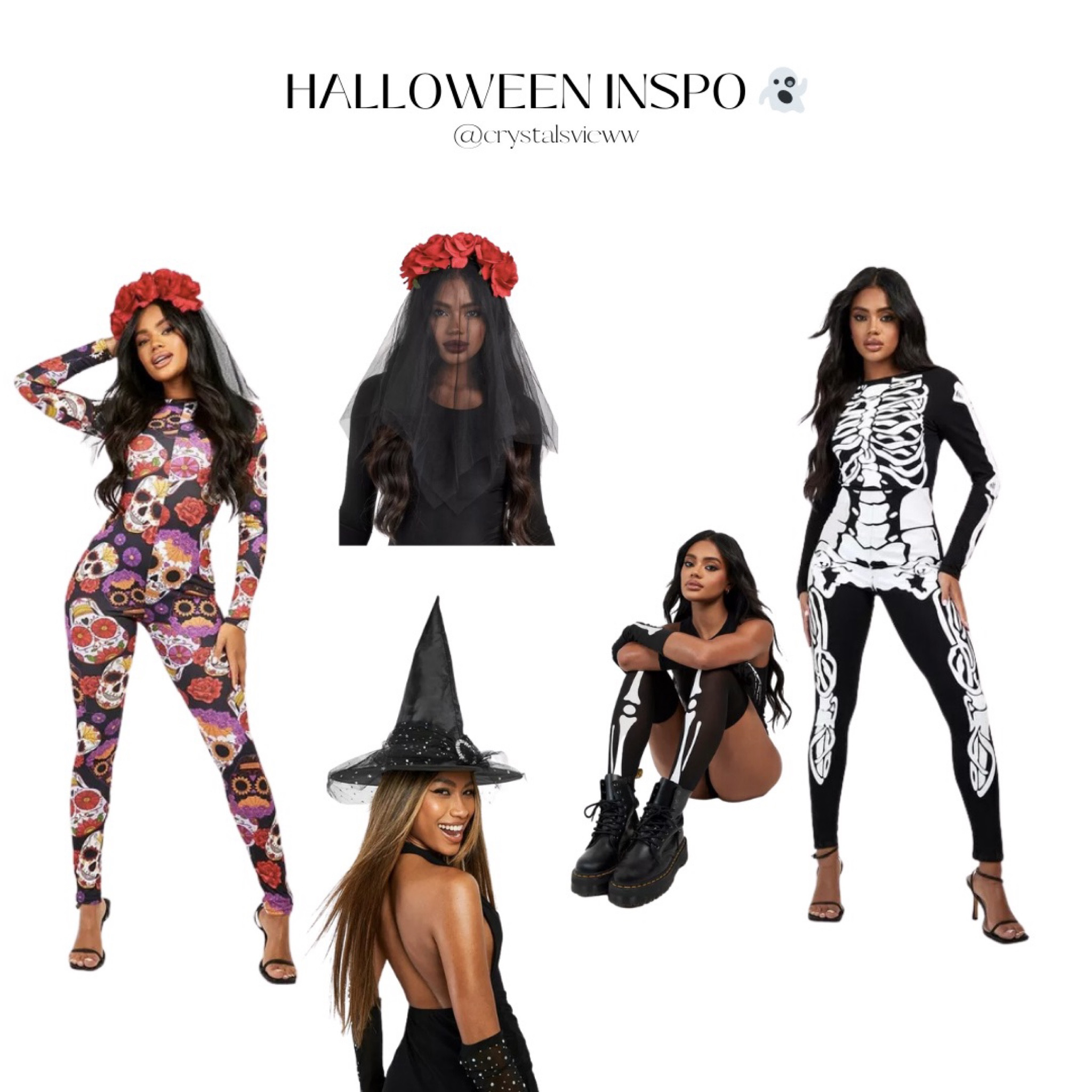 Halloween costume ideas 👻🖤

Halloween jumpsuits, witch hat, dia de los muertes, Skelton outfit 

#LTKSeasonal #LTKHoliday #LTKHalloween