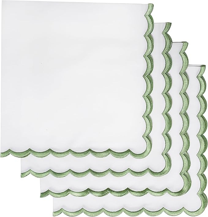 Ridhi Cloth Napkins 100% Pure Cotton Farmhouse Wedding Dinner Napkins Gift for Spring, Easter, Va... | Amazon (US)