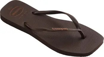 Havaianas Slim Square Logo Flip Flop (Women) | Nordstrom | Nordstrom