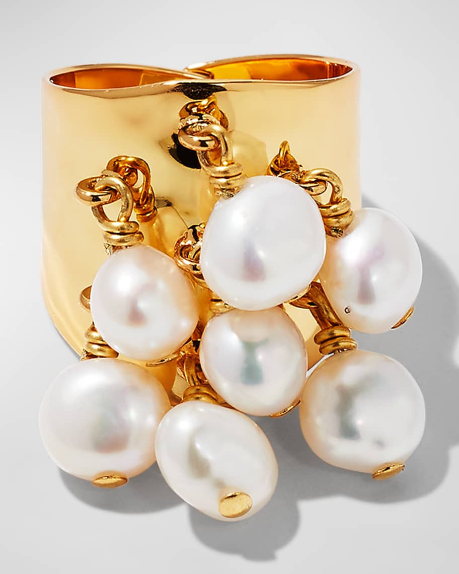NEST Jewelry Pearl Charm Adjustable Ring | Neiman Marcus