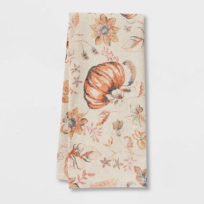 Cotton Pumpkins Kitchen Towel - Threshold&#8482; | Target