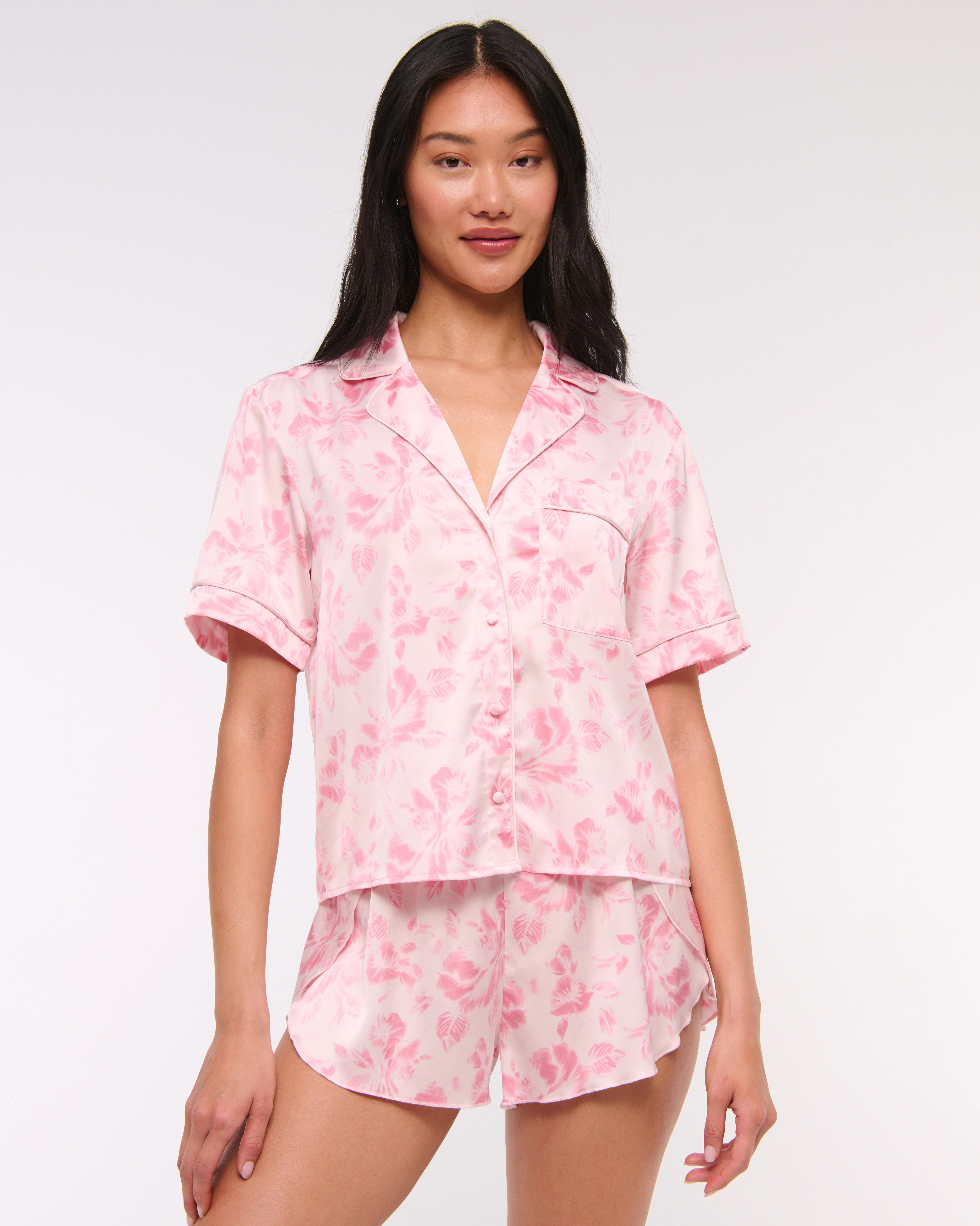 Short-Sleeve Sleep Shirt | Abercrombie & Fitch (US)
