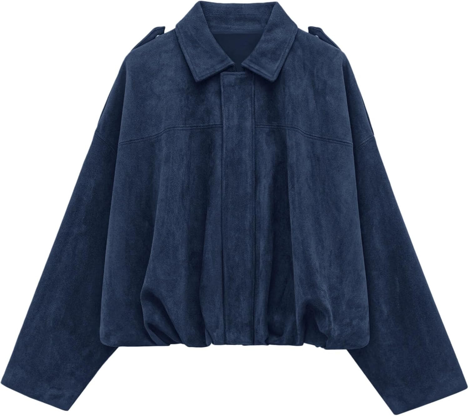 PRETTYGARDEN Women's Faux Suede Cropped Bomber Jacket | Amazon (US)