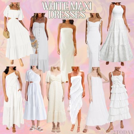 White maxi dresses from Amazon

Bachelorette Dresses / Graduation Dresses / Rehearsal Dresses / White Dress / Spring & Summer Dresses 

#2TodayFinds #2TodayRecommendations 

#LTKwedding #LTKSeasonal #LTKstyletip