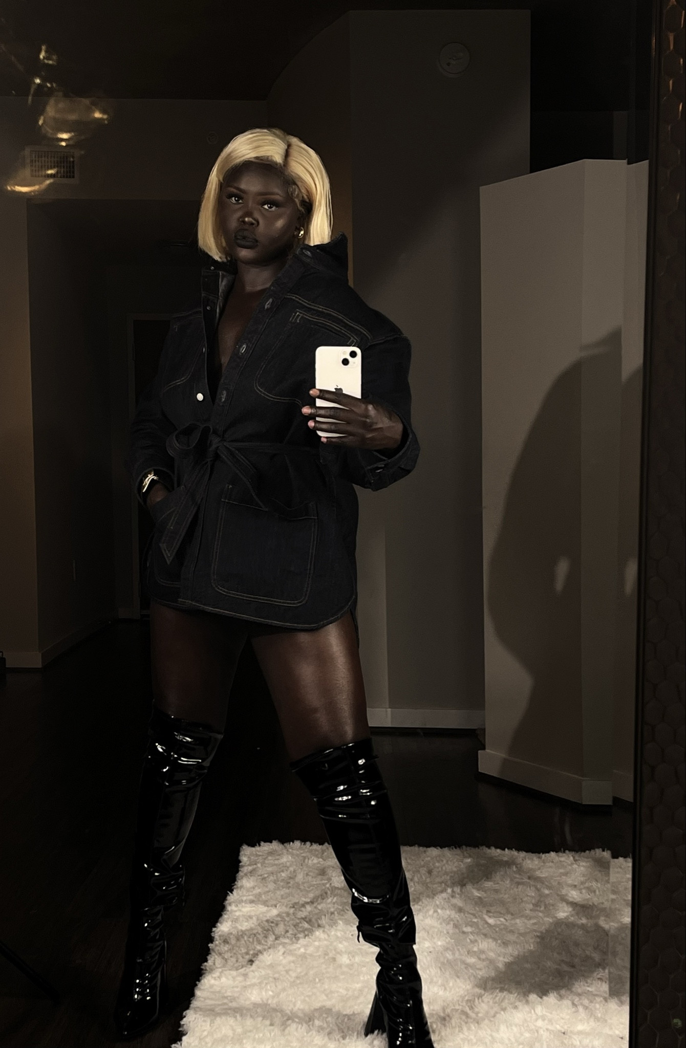 Explore a chic and budget-friendly black and blonde ensemble for a casually cute and laidback style. #blackfit #blacklipstick #affordablefits 🖤

#LTKstyletip #LTKHoliday #LTKU