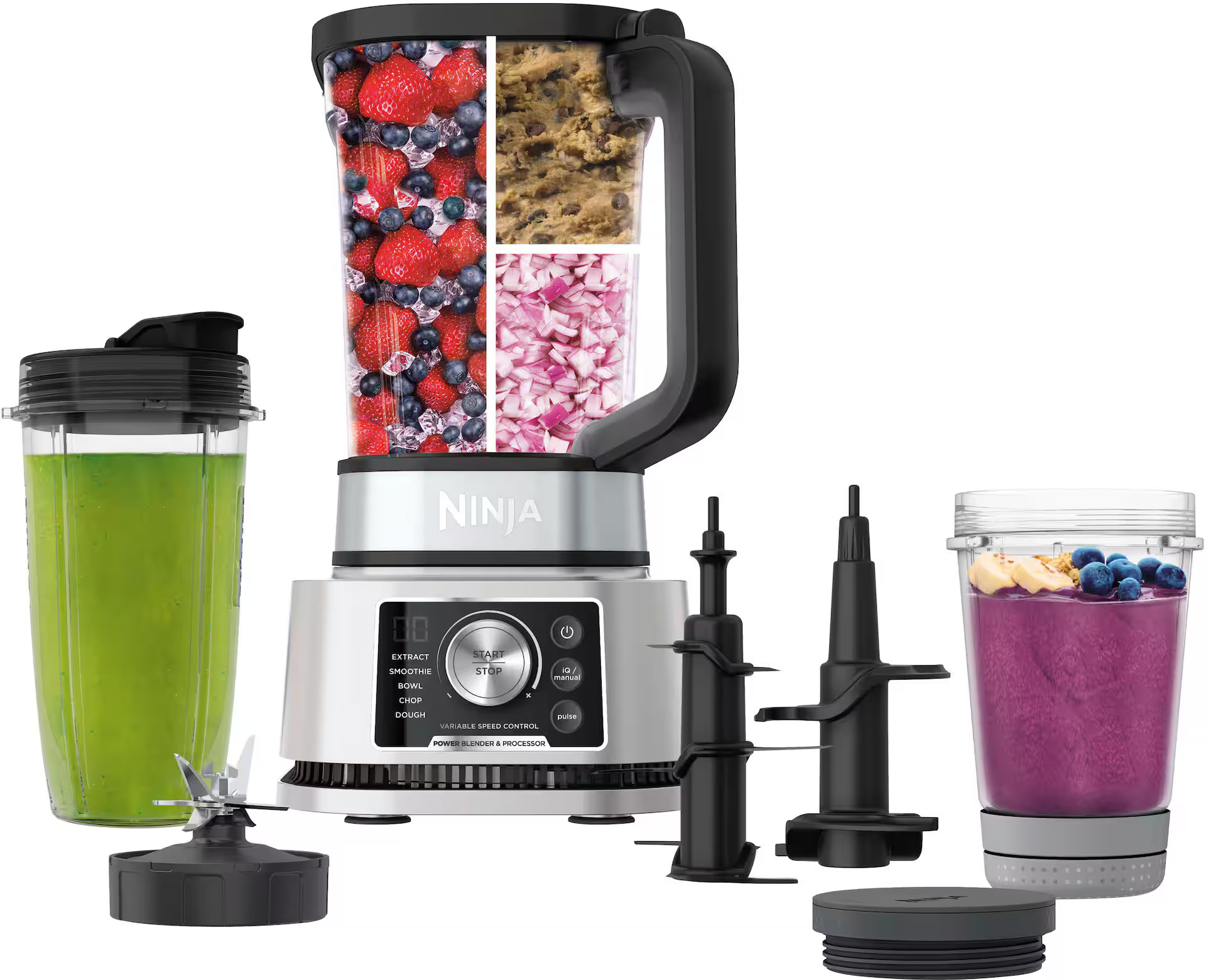 Ninja Foodi Power Blender & Processor System, Smoothie Bowl Maker & Nutrient Extractor*, 1400WP s... | Best Buy U.S.