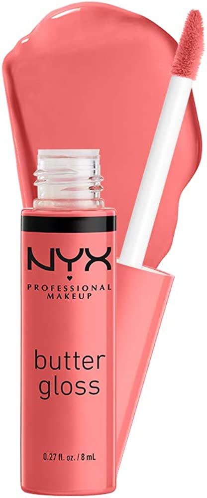 NYX PROFESSIONAL MAKEUP Butter Gloss, Non-Sticky Lip Gloss - Creme Brulee (Natural) | Amazon (US)