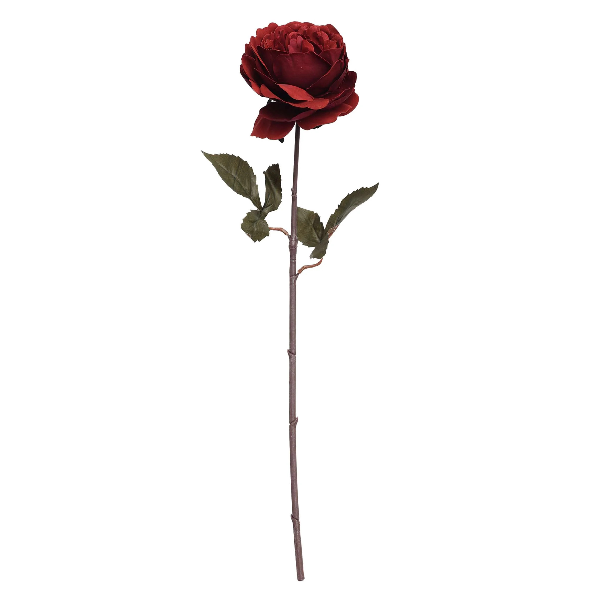 My Texas House Fall Faux Peony Stem, Burgundy, 20" - Walmart.com | Walmart (US)