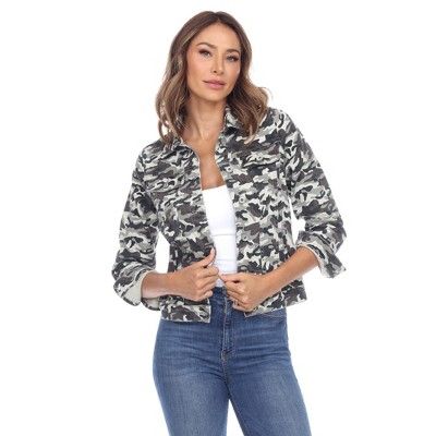 Camo Denim Jacket - White Mark | Target