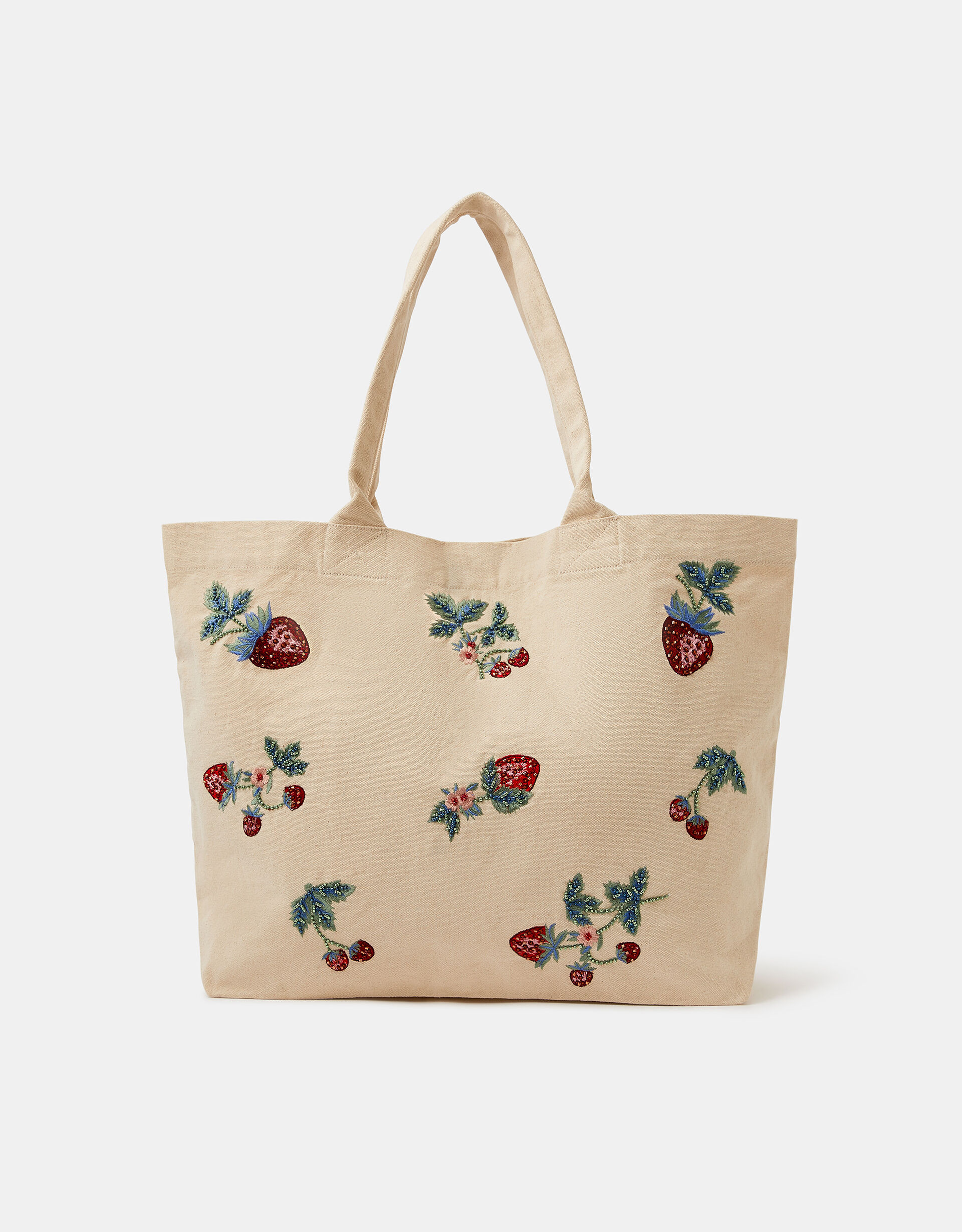 Strawberry Embellished Shopper Bag | Accessorize (Global)