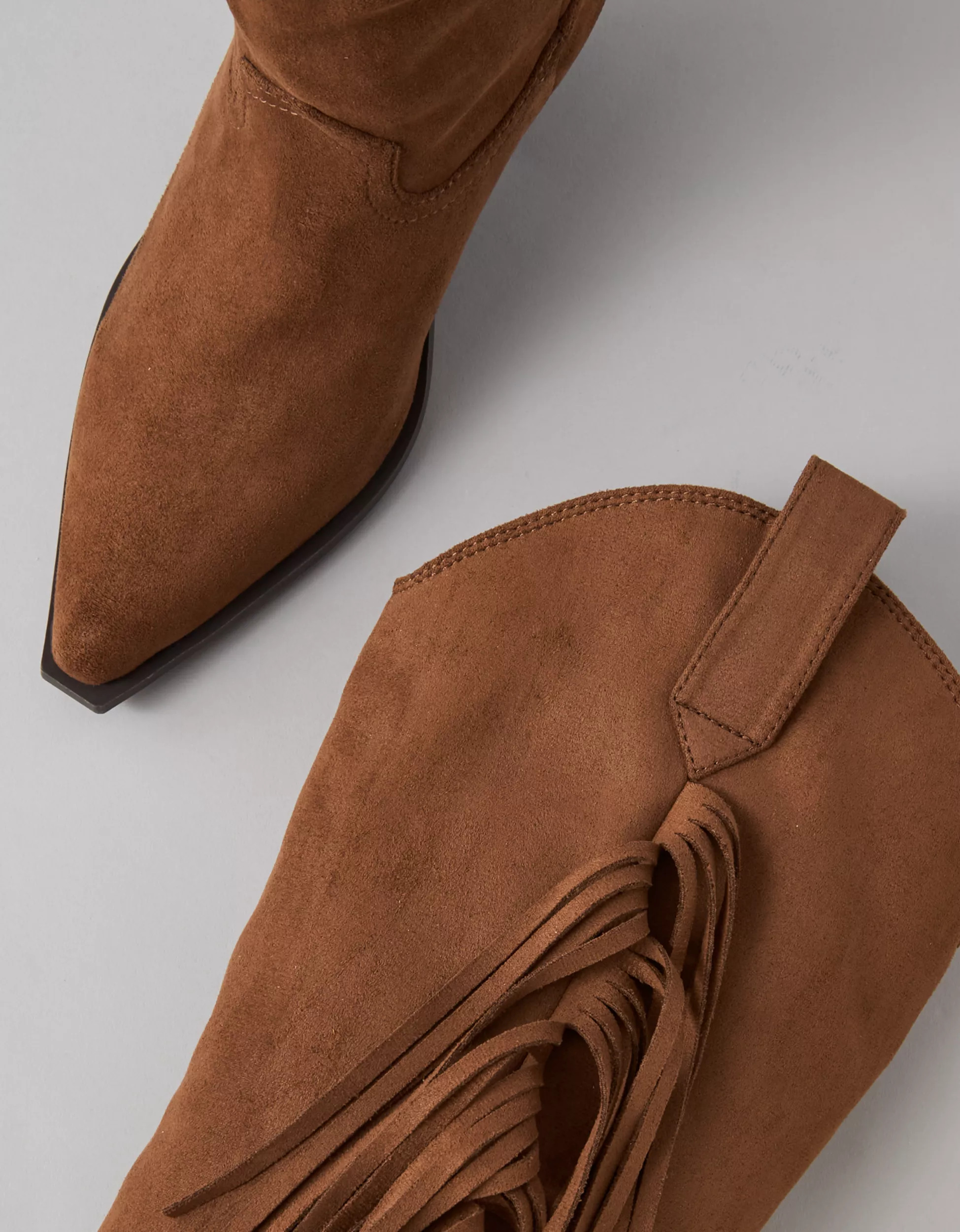 AE Western Fringe Knee High Boot | American Eagle Outfitters (US & CA)