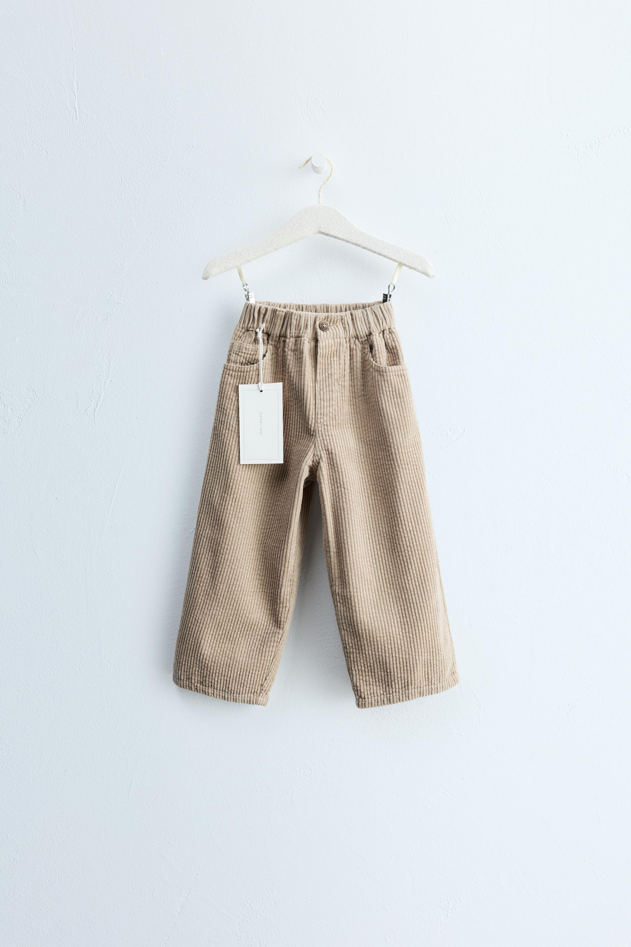 Zara Timeless - Straight-Fit Corduroy Pants | Zara US