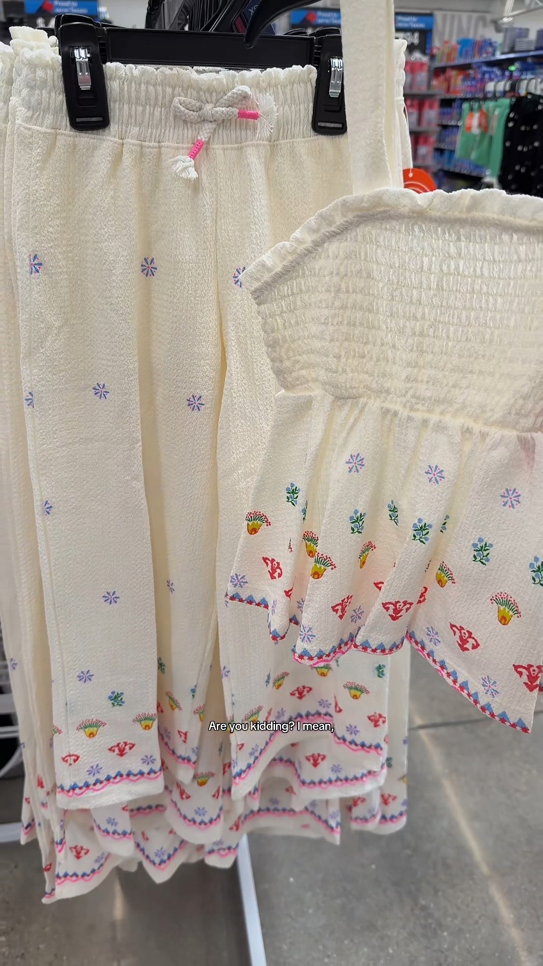 New girls matching set at Walmart! 

#LTKKids