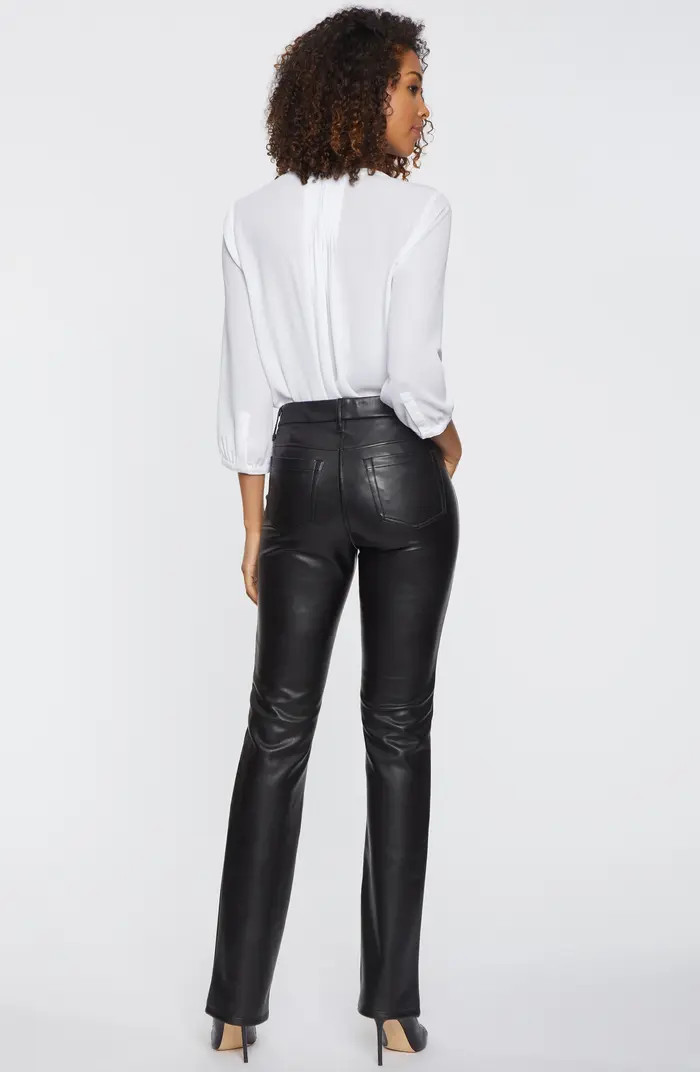 Marilyn Faux Leather Straight Leg Pants | Nordstrom