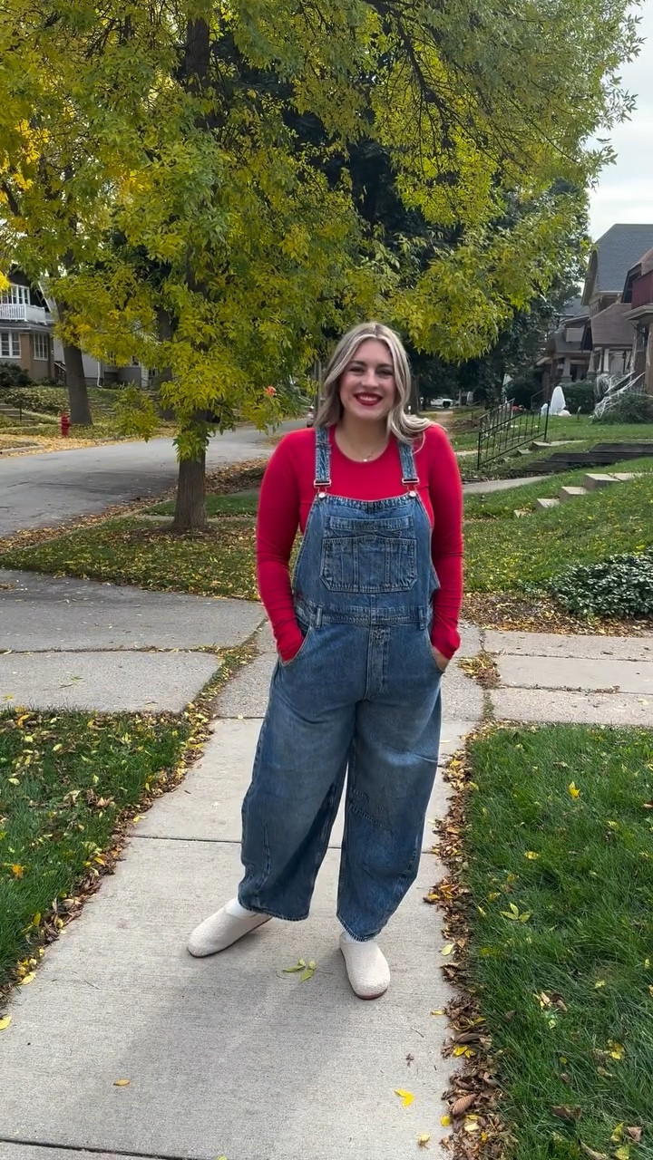 Trying to mix and match the tall barrel jean overalls to work as the seasons change! What’s your favorite way to style overalls? 

#Tall #TallClothing #GapTall #TallOveralls #BarrelJeans #TallFashion #TallGirl #TheRealTall #TallLongSleeve #TallPeople
